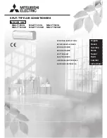 Предварительный просмотр 1 страницы Mitsubishi Electric MSZ-FT25VGK Operating Instructions Manual