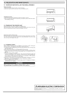 Preview for 8 page of Mitsubishi Electric MSZ-GE24NA Installation Manual