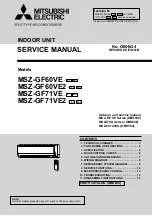 Предварительный просмотр 1 страницы Mitsubishi Electric MSZ-GF60VE - E1 Service Manual