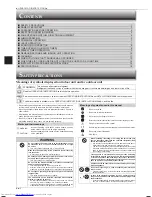 Предварительный просмотр 2 страницы Mitsubishi Electric MSZ-GL25VGD Operating Instructions Manual