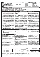 Preview for 41 page of Mitsubishi Electric MSZ-HJ25 Installation Manual