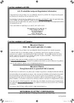 Предварительный просмотр 32 страницы Mitsubishi Electric MSZ-HM18NA Operating Instructions Manual