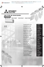 Mitsubishi Electric MSZ-HR25VF Operating Instructions Manual предпросмотр