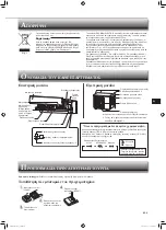 Предварительный просмотр 41 страницы Mitsubishi Electric MSZ-HR25VF Operating Instructions Manual