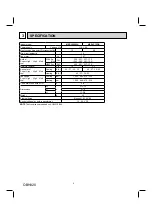 Предварительный просмотр 4 страницы Mitsubishi Electric MSZ-JP09WA Service Manual