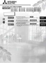 Предварительный просмотр 1 страницы Mitsubishi Electric MSZ-LN25VGB Operating Instructions Manual