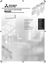 Mitsubishi Electric MSZ-RW25VG Operating Instructions Manual preview