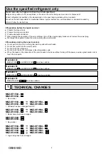 Предварительный просмотр 2 страницы Mitsubishi Electric MSZ-SF15VA-E1 Service Manual