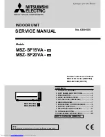 Mitsubishi Electric MSZ-SF15VA Service Manual preview