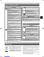 Preview for 3 page of Mitsubishi Electric MSZ-SF25VE Operating Instructions Manual