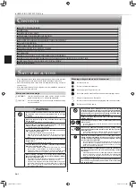 Предварительный просмотр 2 страницы Mitsubishi Electric MSZ-SF25VE2 Operating Instructions Manual