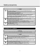 Предварительный просмотр 29 страницы Mitsubishi Electric MSZ-WG18VA-H1 Operating And Installing Instructions