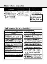 Предварительный просмотр 43 страницы Mitsubishi Electric MSZ-WG18VA-H1 Operating And Installing Instructions