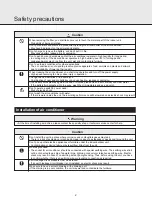 Предварительный просмотр 31 страницы Mitsubishi Electric MSZ-WG20VA-H1 Operating And Installing Instructions