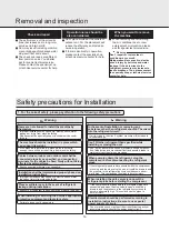 Предварительный просмотр 45 страницы Mitsubishi Electric MSZ-WG20VA-H1 Operating And Installing Instructions