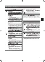 Предварительный просмотр 3 страницы Mitsubishi Electric MSZ-WR18NA Operating Instructions Manual