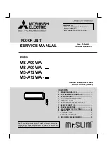 Mitsubishi Electric MU-A WA Series Service Manual предпросмотр