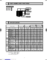 Preview for 5 page of Mitsubishi Electric MU-A07YV Service Manual