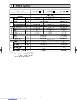 Предварительный просмотр 3 страницы Mitsubishi Electric MU-A08VD-P1 Service Manual