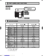 Предварительный просмотр 3 страницы Mitsubishi Electric MU-GA20VB-E1 Service Manual