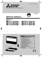 Предварительный просмотр 1 страницы Mitsubishi Electric MUCF-C13UV-E1 Service Manual