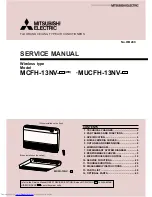 Preview for 1 page of Mitsubishi Electric MUCFH-13NV-E3 Service Manual