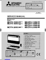 Mitsubishi Electric MUCFH-13NV-E4 Service Manual предпросмотр