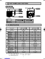 Предварительный просмотр 5 страницы Mitsubishi Electric MUCFH-A18WV-E1 Service Manual