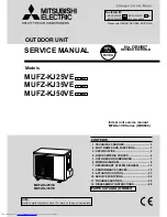 Предварительный просмотр 1 страницы Mitsubishi Electric MUFZ-KJ25VE-E1 Service Manual