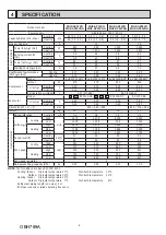 Предварительный просмотр 6 страницы Mitsubishi Electric MUZ-AP25VG Service Manual