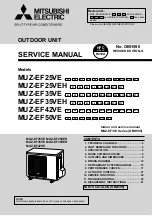 Предварительный просмотр 1 страницы Mitsubishi Electric MUZ-EF25VE Service Manual