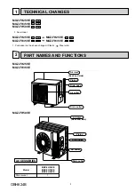 Предварительный просмотр 3 страницы Mitsubishi Electric MUZ-FH25VE-E1 Service Manual