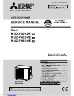 Предварительный просмотр 1 страницы Mitsubishi Electric MUZ-FH25VE Service Manual