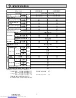 Предварительный просмотр 4 страницы Mitsubishi Electric MUZ-FH25VE Service Manual