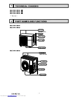 Предварительный просмотр 3 страницы Mitsubishi Electric MUZ-FH25VEHZ Service Manual