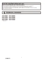 Предварительный просмотр 2 страницы Mitsubishi Electric MUZ-FS06NA Service Manual