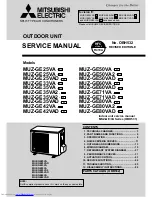 Предварительный просмотр 1 страницы Mitsubishi Electric MUZ-GE25VA-a1 Service Manual