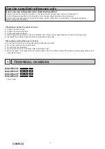 Предварительный просмотр 2 страницы Mitsubishi Electric MUZ-HR25 Service Manual