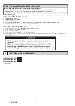 Предварительный просмотр 2 страницы Mitsubishi Electric MUZ-RW25VGHZ-E1 Service Manual