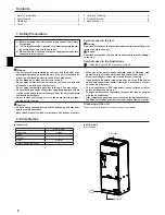 Preview for 2 page of Mitsubishi Electric MVZ-A12 AA4 Operation Manual