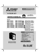 Предварительный просмотр 1 страницы Mitsubishi Electric MXZ-2C20NAHZ Service Manual