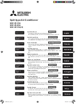 Mitsubishi Electric MXZ-2D33VA Installation Manual preview