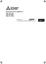 Mitsubishi Electric MXZ-2E52VAD2 Installation Manual preview