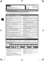 Предварительный просмотр 2 страницы Mitsubishi Electric MXZ-2E53VAHZ Installation Manual