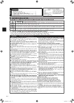 Предварительный просмотр 2 страницы Mitsubishi Electric MXZ-2F33VF Instruction Manual