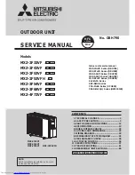 Mitsubishi Electric MXZ-2F33VF Service Manual preview