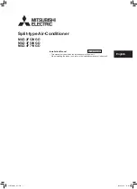 Предварительный просмотр 1 страницы Mitsubishi Electric MXZ-2F52VGD Installation Manual