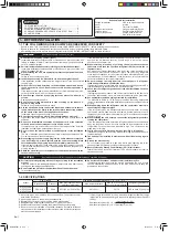 Предварительный просмотр 2 страницы Mitsubishi Electric MXZ-3C30NA Installation Manual