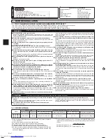 Предварительный просмотр 2 страницы Mitsubishi Electric MXZ-3C30NA2 Installation Manual