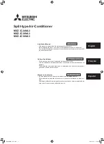 Предварительный просмотр 1 страницы Mitsubishi Electric MXZ-3C30NA3 Installation Manual